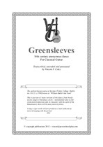 Greensleeves 16th century Anonymous dance For Classical Guitar