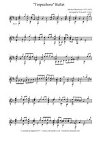 Praetorius M. - 'Terpsichore' Ballet - Guitar Solo arranged by Vincent F. Coley